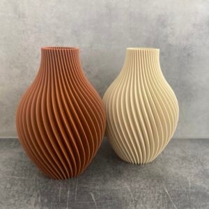 Izabell spirálformás 3D váza (L méret)