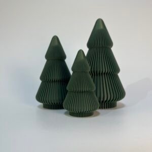 Modern Karácsonyfa (Zöld, L méret)