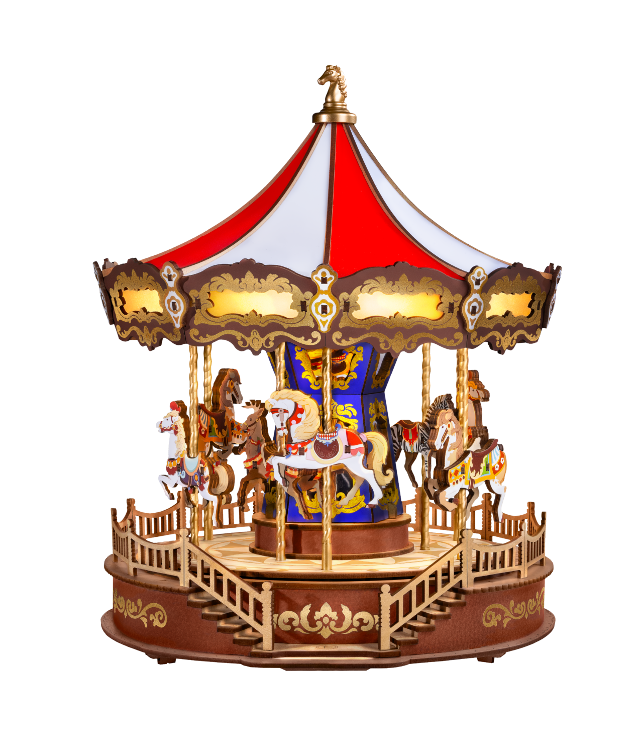 Rolife Classic Carousel – 3D Fa Körhinta Epitokeszlet